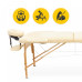 Массажный стол  4FIZJO Massage Table Wood W70 Beige - фото №7